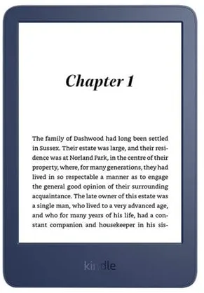 Amazon Kindle 16GB - Denim Blue (Annonse-støttet)