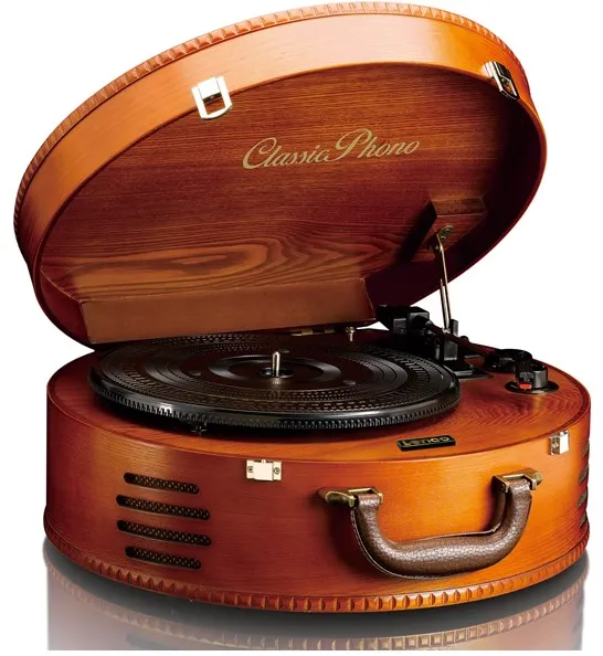 CLASSIC PHONO TT-34 - Platespiller i tre med USB-tilkobling - Brun platespiller