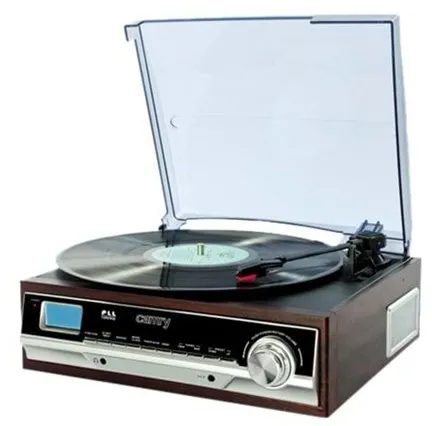 Camry CR 1113 - radio / platespiller - Platespiller Brun