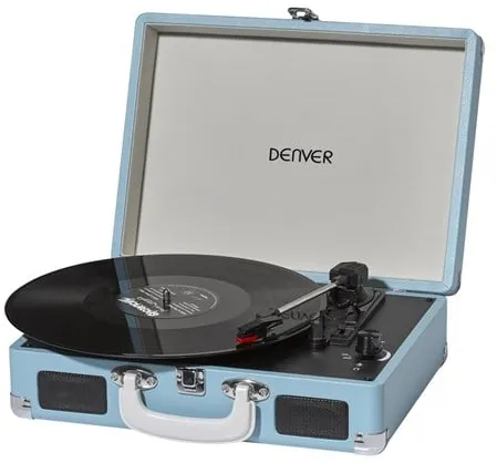 DENVER VPL-120 - platespiller - Platespiller Blå