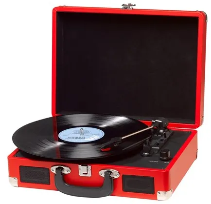 DENVER VPL-120 - platespiller - Rød